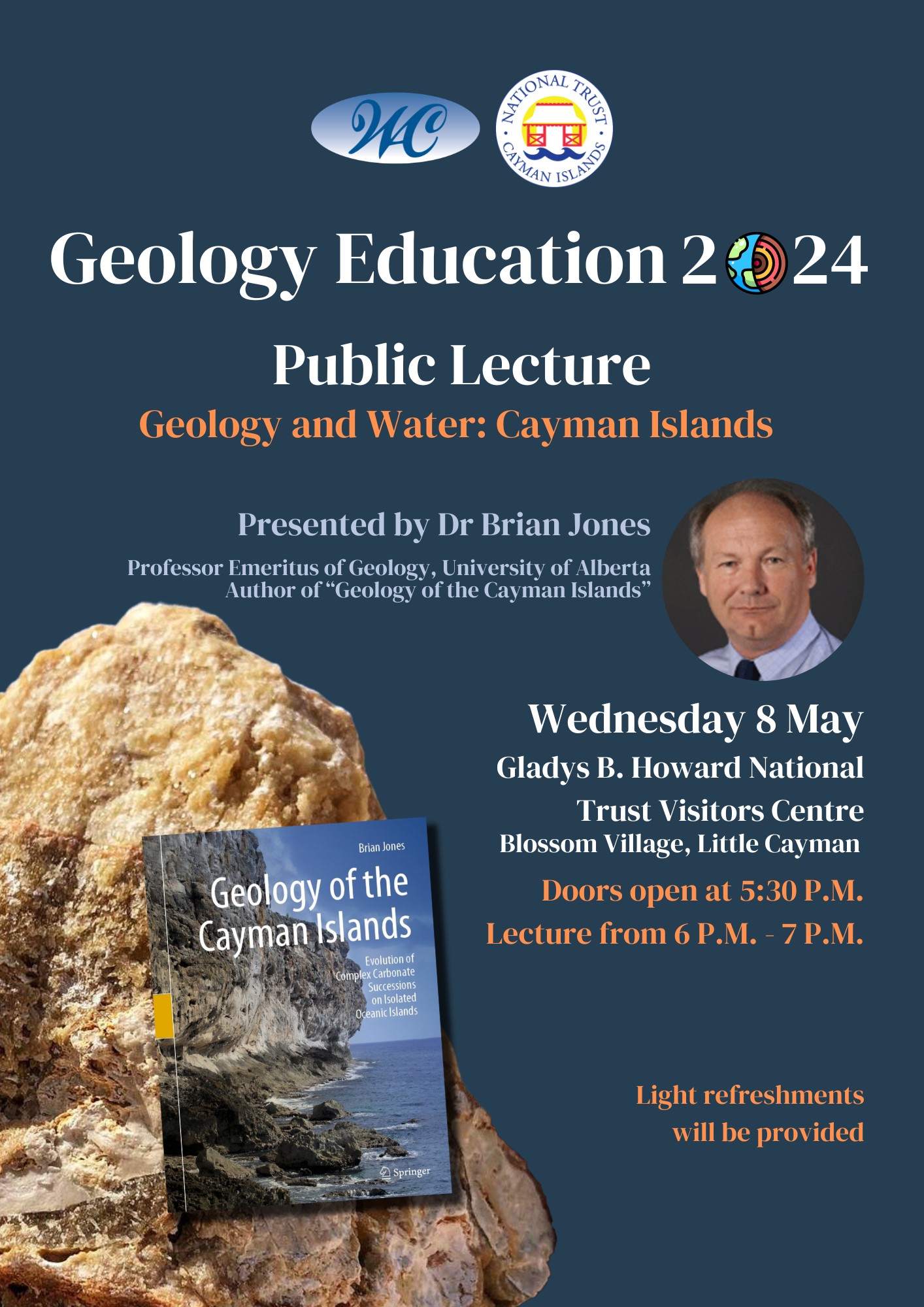 Public Lecture: Geology and Water: Cayman Islands Presented by Dr ...